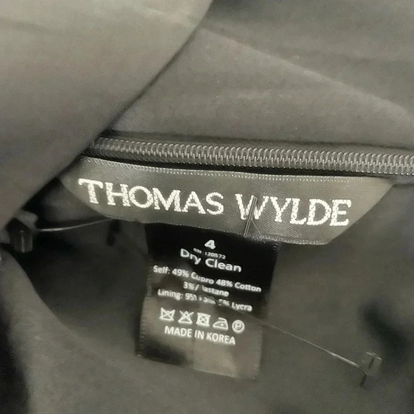 Thomas Wylde black studded carnivore thorn midi dress - Picture 4 of 11